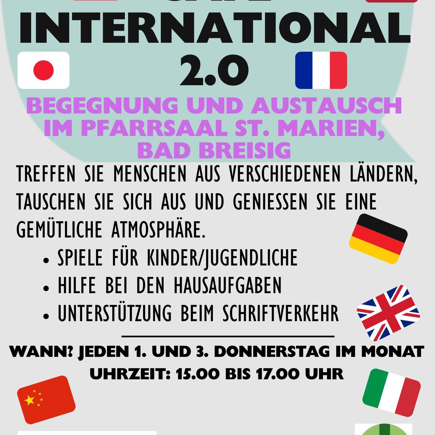 Café international (c) Pfarrei Breisiger Land Café international