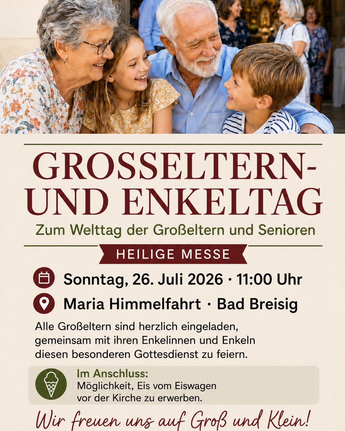Großeltern und Enkeltag
