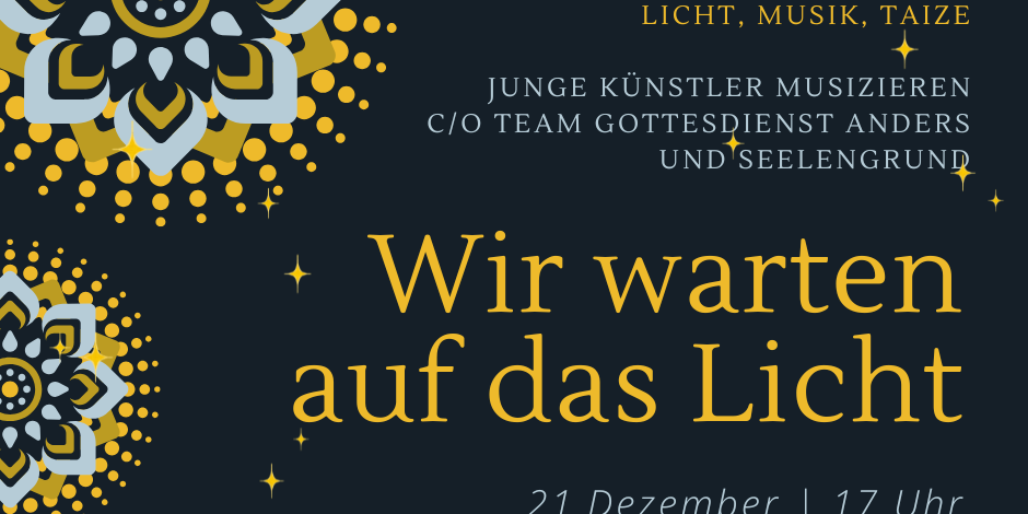 Licht, Musik, Taize Junge Künstler musizieren