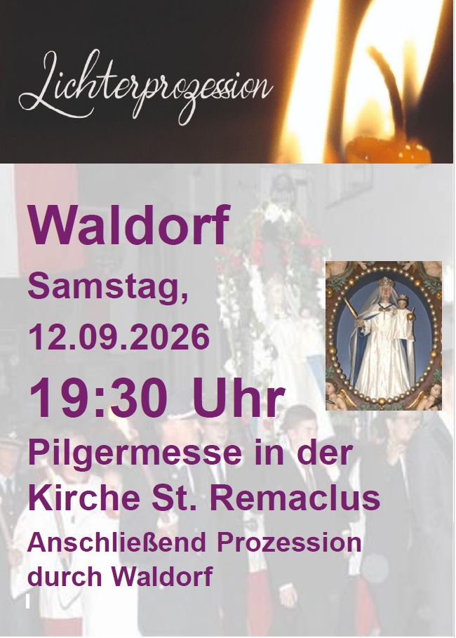 Lichterprozession Waldorf